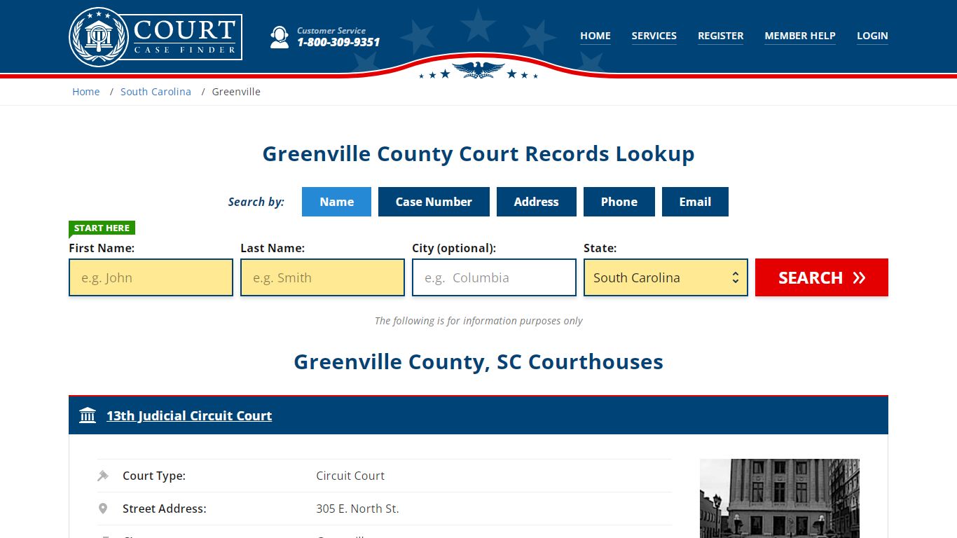 Greenville County Court Records | SC Case Lookup